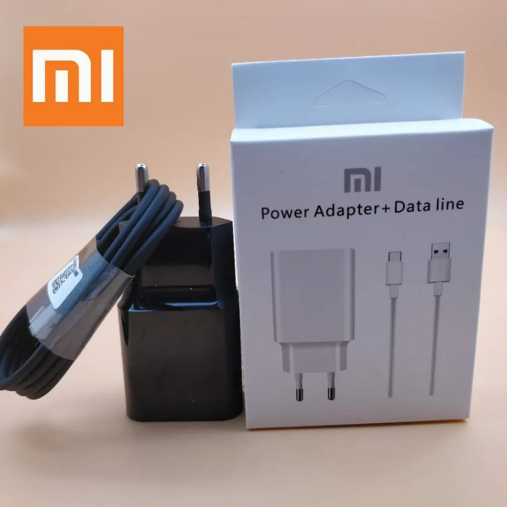 

Original XIAOMI Fast Charger 12V 1.5A QC3.0 Adapter TYPE C Data Cable For Mi Pocophone F1 A1 A2 Lite 5 6 8 SE Note 2 3 Mix 2 2S