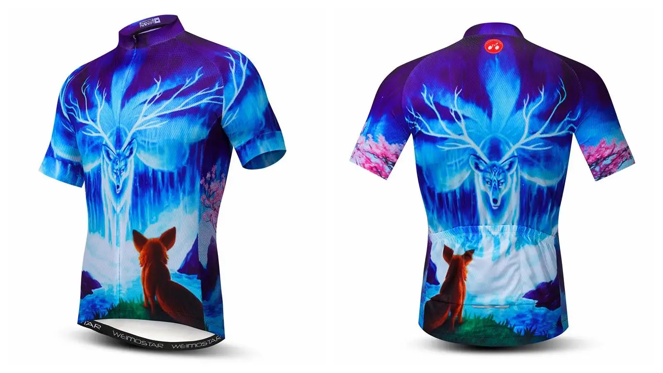 Weimostar Открытый Летний Велоспорт Джерси для мужчин с коротким рукавом 3D велосипед Команда ropa ciclismo mtb быстросохнущая велосипедная одежда рубашки