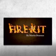 Огненный набор от Martin Braessas(трюк+ онлайн инструкция)-сценический магический реквизит, уличный магический бар, фокусы, трюки, трюк