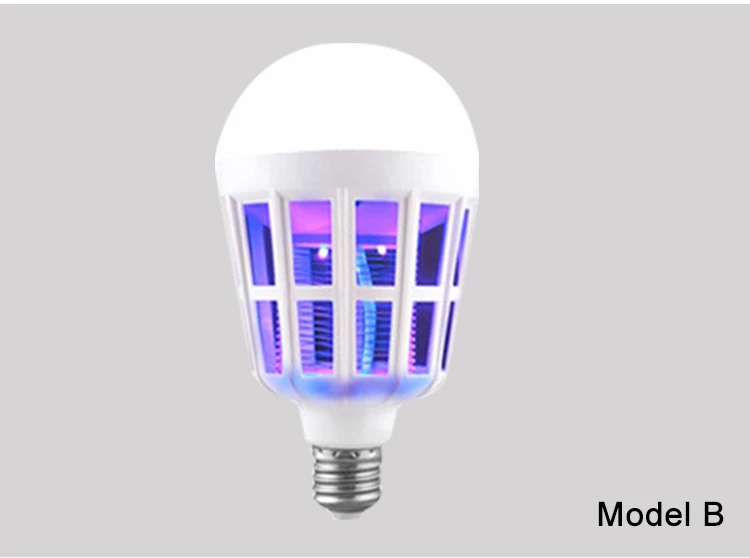 Anti Mosquito Killer Lamps LED Bulb E27 110V 220V 15W Muggen Killer Anti Moustique Electrique Trap Lamp Bug Zapper (12)