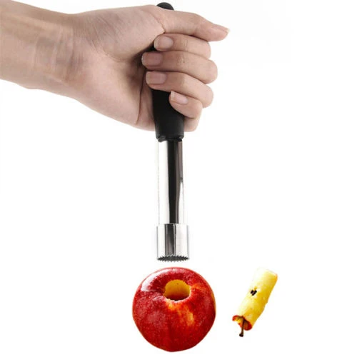 Лидер продаж! дизайн сезона Сталь легкое вращение приспособление для удаления косточек для фруктов яблок Бур Pitter сеялки Кухня инструмент C862