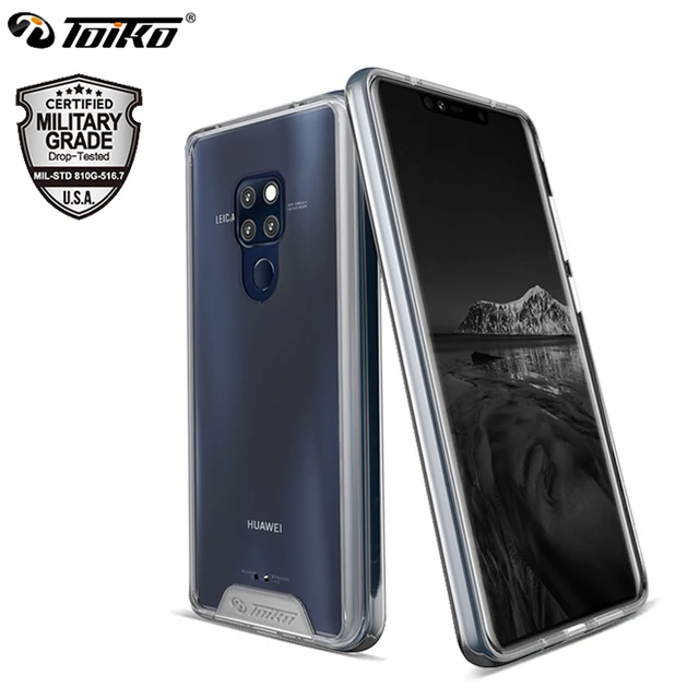 $US $6.42 TOIKO Chiron Shockproof Clear Cases for Huawei Mate 20 Hybrid PC TPU Bumper Mate 20 Pro Back Cover 
