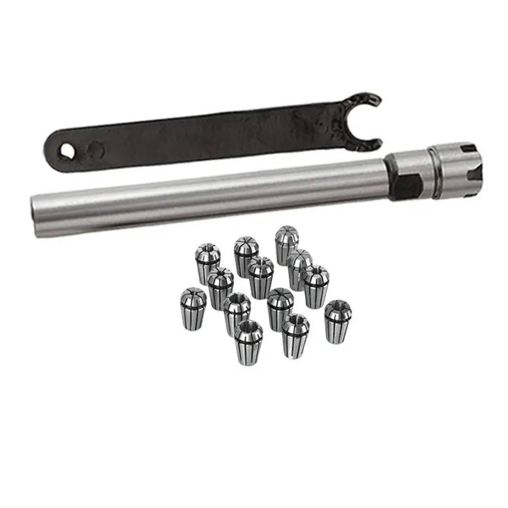 Новый 15 шт./компл. ER11 пружина Цанга + CNC мельница C12-ER11M-100L прямой хвостовик патрон с