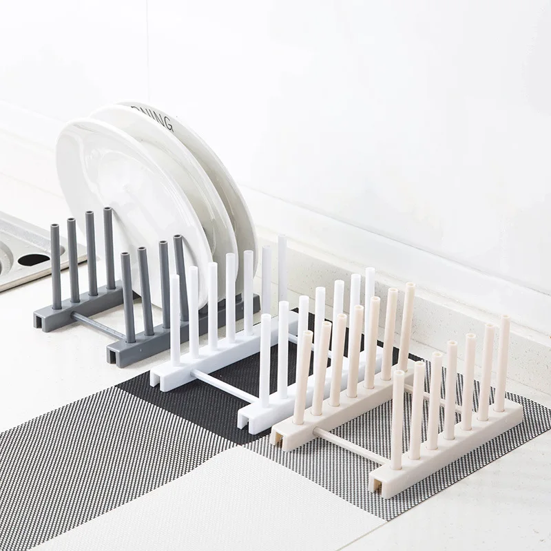 

Kitchen Bowl Plate Dish Drain Rack Shelf Sink Dish Drying Rack Cups Stand Display Holder Pot Lid Rack Kitchen Storage Organizer