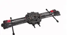 Tarot 690mm 3 K Karbon Penuh Folding Hexacopter Pesawat Bingkai kit w/Landing gear Drone FPV TL68C01 Dukungan 11-13 inch baling-baling