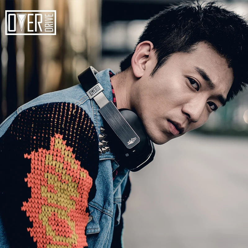 OVERDRIVE Active Noise Cancelling Wireless Bluetooth Headphones with microphone/NFC Headset and support Apt-X ANC Earphone