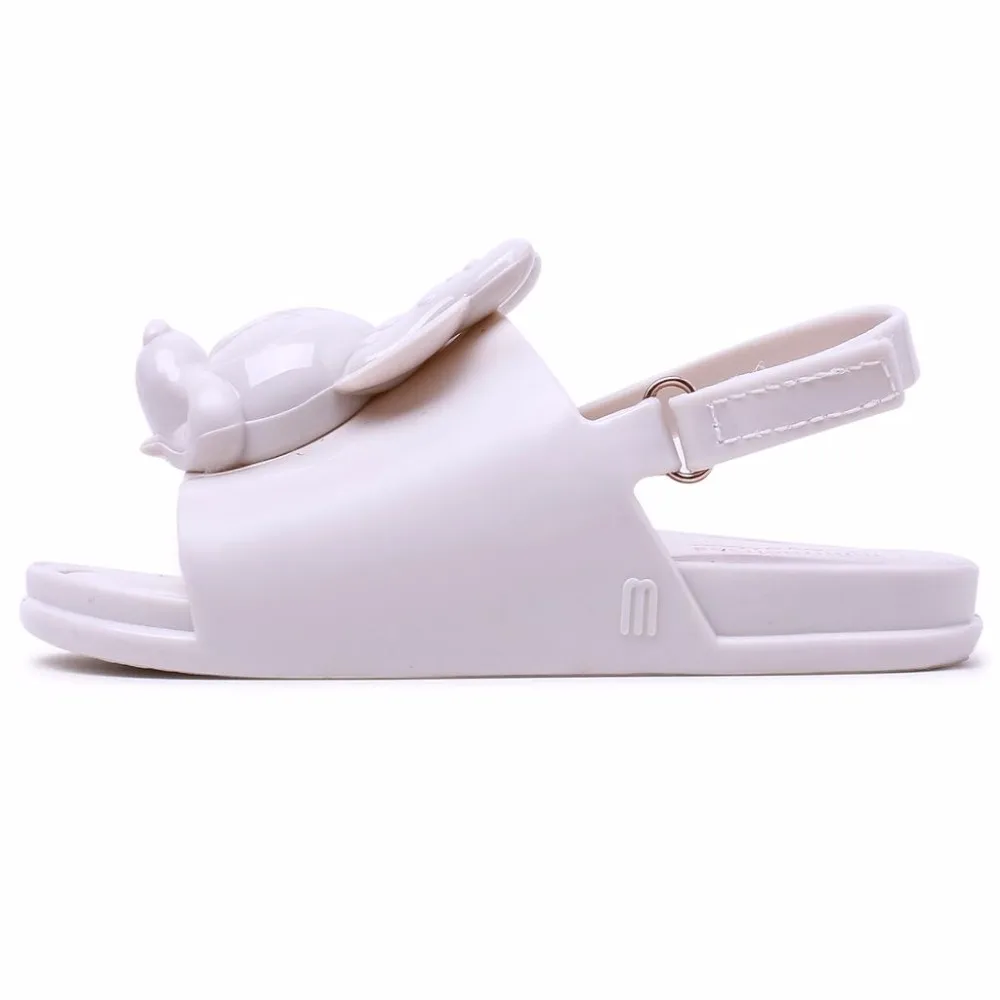 Melissa Twins Mickey Head Новинка лета 2019 3D обувь новые прозрачные сандалии для девочек