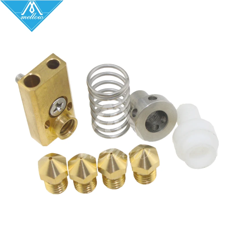 Продажа 3D принтер обновления Ultimaker 2 + UM2 расширенный + Олссон блок сопла hotend комплект для 1,75 3 мм нити Heaterblock