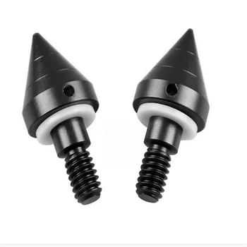 

2pcs/lot Car Styling Rear Bumper Anti-hole Protector Collision Aluminum Tail Cone Tuning Parts Sticker For Mercedes benz smart