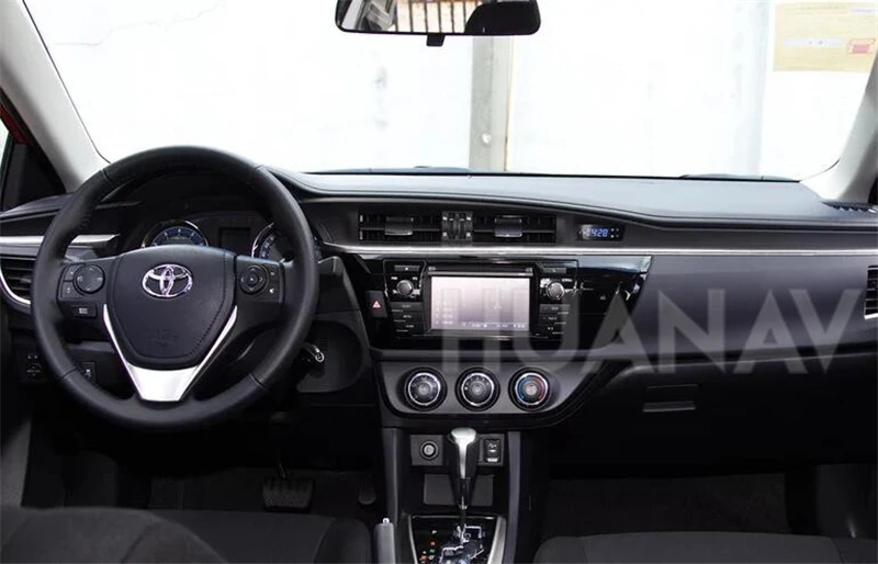 Clearance HUANVA Android 8.0 NO Car CD DVD Player GPS navigation For TOYOTA LEVIN 2013-2015 multimedia auto Radio player tape recorder 2