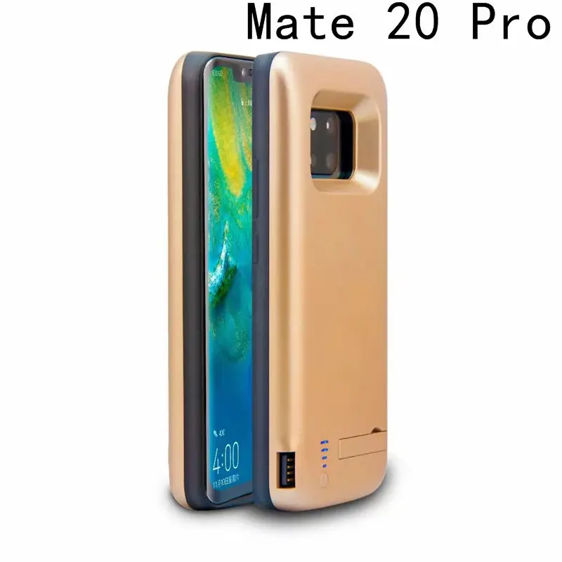 5V2A чехол для зарядного устройства для huawei mate 20 Pro, мягкая силиконовая рамка, внешний аккумулятор, чехол s для huawei mate 20, чехол для зарядки - Цвет: Mate 20 Pro-Gold