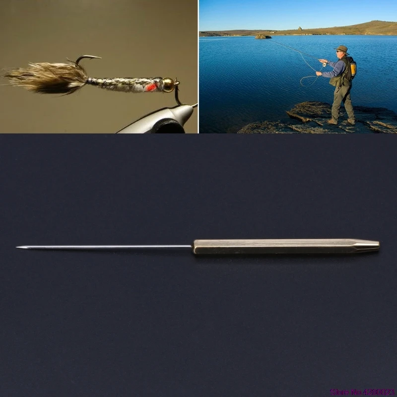 

2019 New Fly Fishing Tying Tool Copper Stainless Steel Bodkin Needle Tackle Accessories