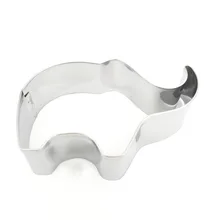 Маленький в форме слона печенья резак из нержавеющей стали животных форма для печенья кухонная принадлежность для резки