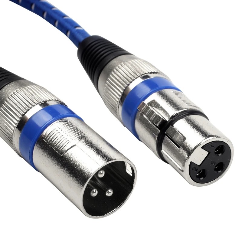 Abkt-микрофон аудио разъем Pin XLR Женский Мужской Микрофон Микрофонный кабель удлинитель аудио кабель для микрофонного микшера