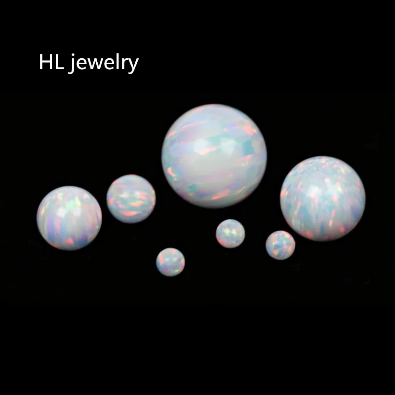 Яркие бусины с белым опалом для украшений сделай сам Размер 8 мм|opal beads|beads opalmaking
