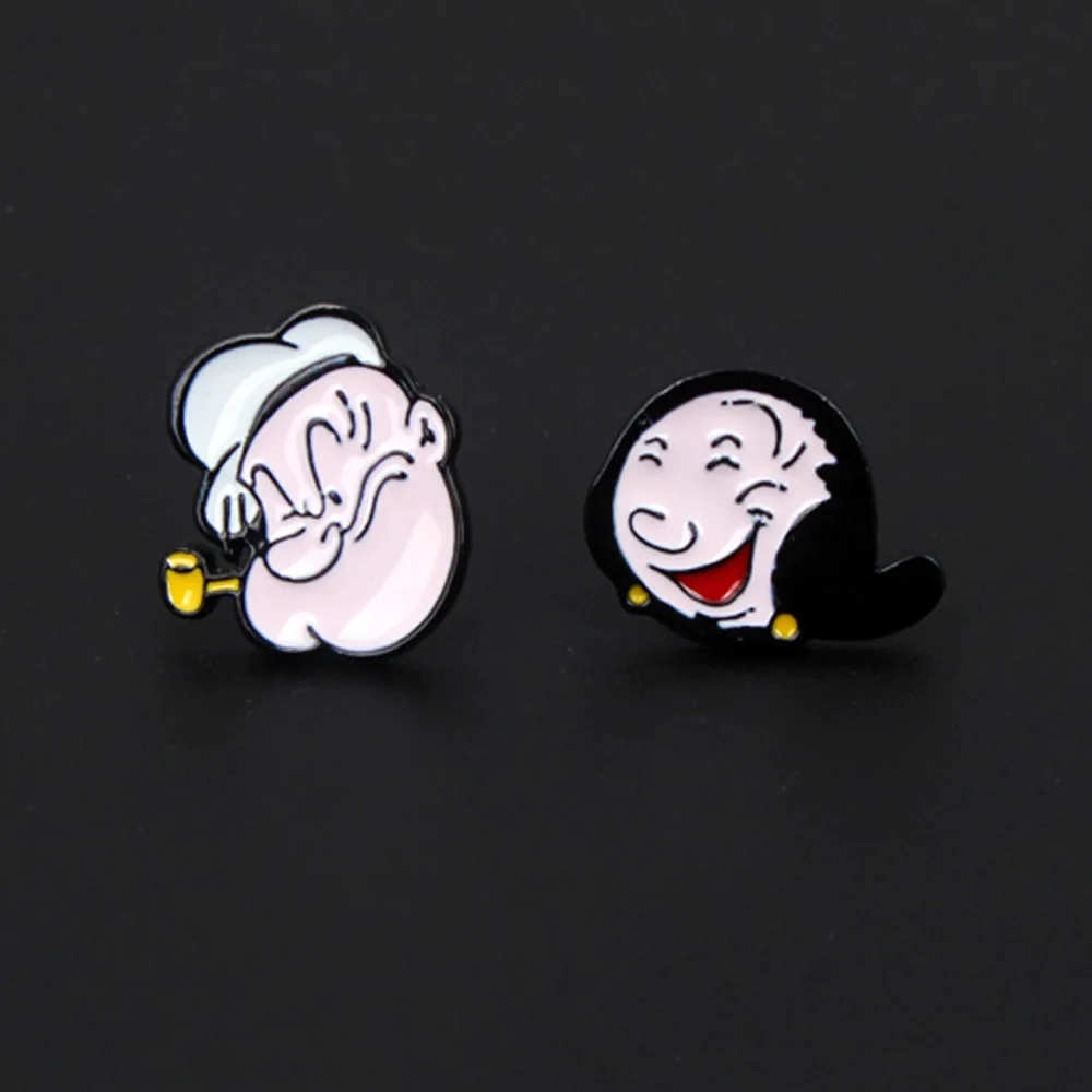 Bing Tu Eropa Dan Amerika Indah Kartun Popeye Stud Earrings Untuk