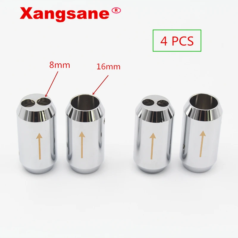 

Xangsane 4pcs / set Speaker Cable Audio Wire Pant Boot Y splitter Diameter 16mm to Two 8mm/14mm to Two 7mm Diameter