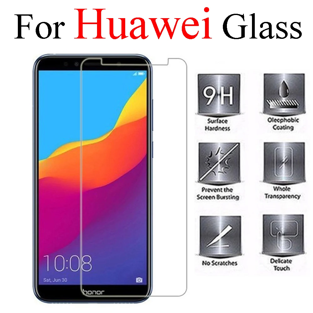 Для Huawei Honor 7C защитное стекло huavei y7 prime 2018 7x 6a 5a 7i 9i 5x 4x 4c play note10 nova 2lite защита