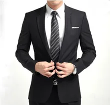 2017 men’s suits Business 2 piece cultivate one’s morality fashion wedding best man suit