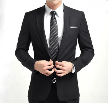 

2020 men's suits Business 2 piece cultivate one's morality fashion wedding best man suit