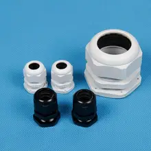 2 шт. PG24 пластиковые нейлоновые Водонепроницаемые кабельные сальники