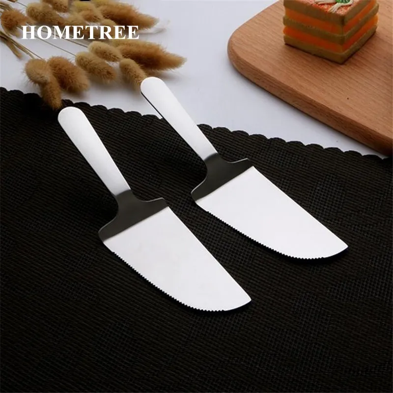 HOMETREE Pizza Stainless Steel Shovel Cutter Cake Spatulas Pie Pastry Butter Knife Kitchen Baking Tool Gadget Cooking Tools H138