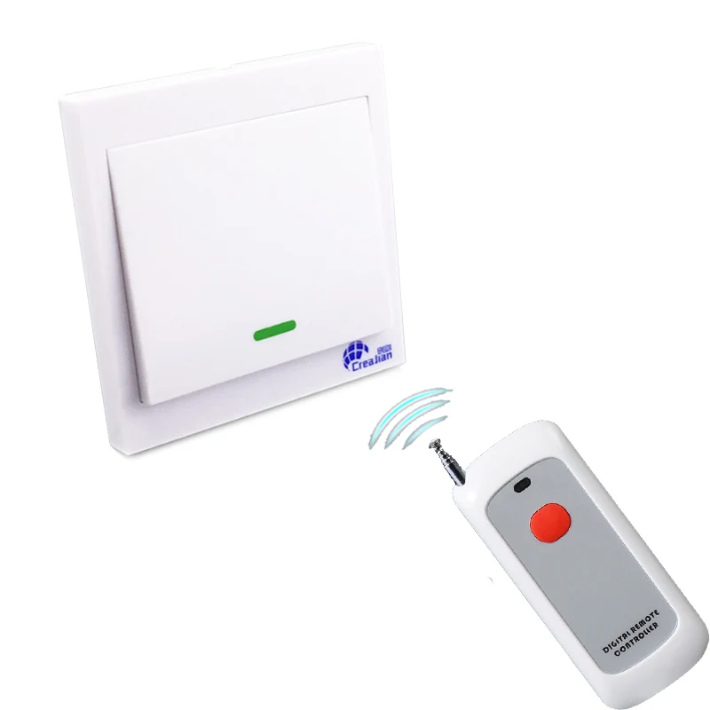 

Wireless remote control switch receiver wall panel remote transmitter stairway home lighting wall AC110-220V RF315