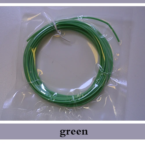 Филамент Пластик PLA/ABS 10 м для 3D ручки/YOUSU 1,75 мм/многоцветный Длина 10 м - Цвет: ABS green 2 pieces