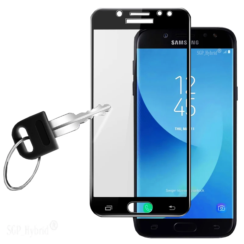 Защитное стекло Закаленное 3D для Samsung J4/J6 2018/A6 Plus 2018/J5/J3 2016/A7|Защитные стёкла и
