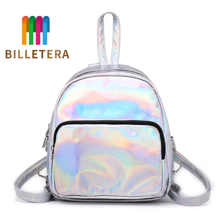 BILLETERA мини рюкзак для женщин 2019 Светоотражающие Лазерная небольшой женский