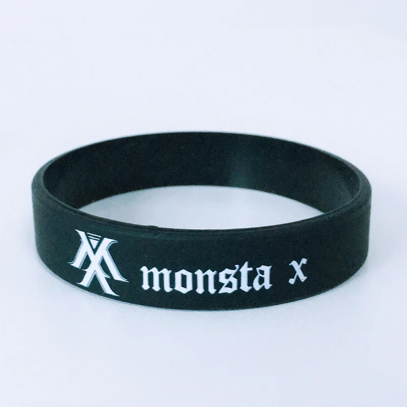 Горячая Распродажа модные браслеты KPOP Fan Monsta X с логотипом для мальчиков