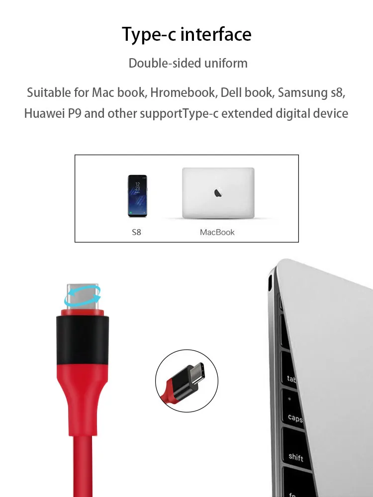 Usb type c к HDMI 4 K usb-адаптер, кабель C к HDMI Thunderbolt 3 для MacBook pro samsung Galaxy S10 S9 huawei mate 20 P20 P30 Pro