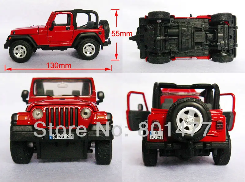 siku 4870 Fuoristrada Jeep Wrangler Sterzatura Ackermann 1:32 Meta