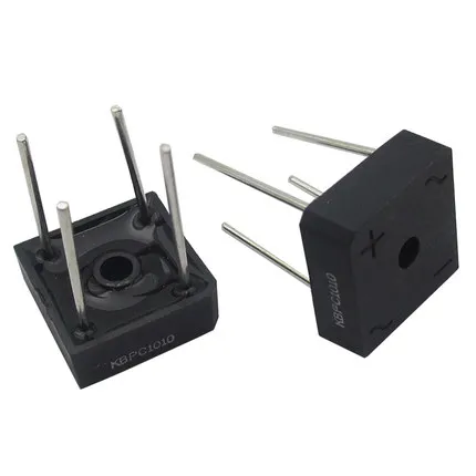 Pengiriman Gratis Lote Original Ponte Retificadora Kbpc1010 10a1000v Quadrado Plástico ic C1… 10 Pçs –