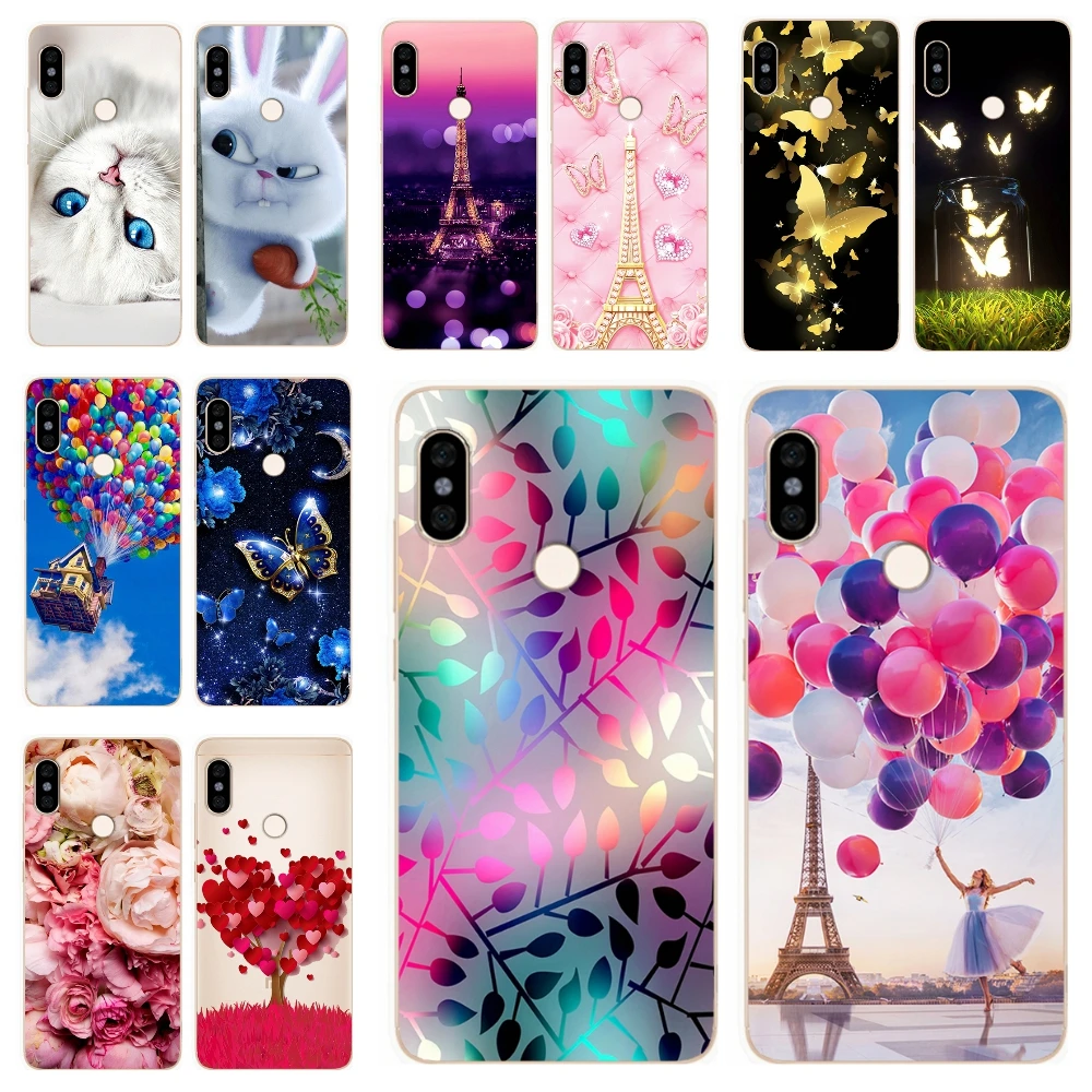 

Silicone Case For Xiaomi Redmi Note 5 Case 5.99' Print Cute Cat Cover Phone Cases for Xiomi Redmi note 5 note5 pro fundas Coque