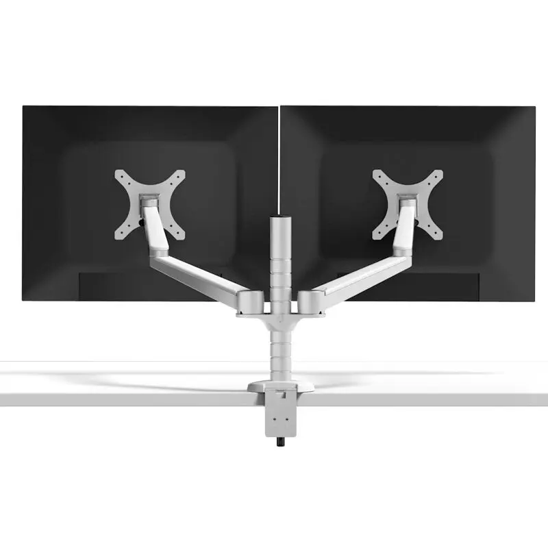 

OA-4S Height Adjustable Double Arm within 27 inch Dual Monitor Holder 360 Degree Rotatable Desktop Dual Monitor Stand