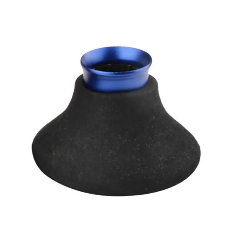Ocean Fishing Rod Holder Belly Top Cone Shape Soft Rubber EVA Aluminum Alloy Pole Support Tools For Boat