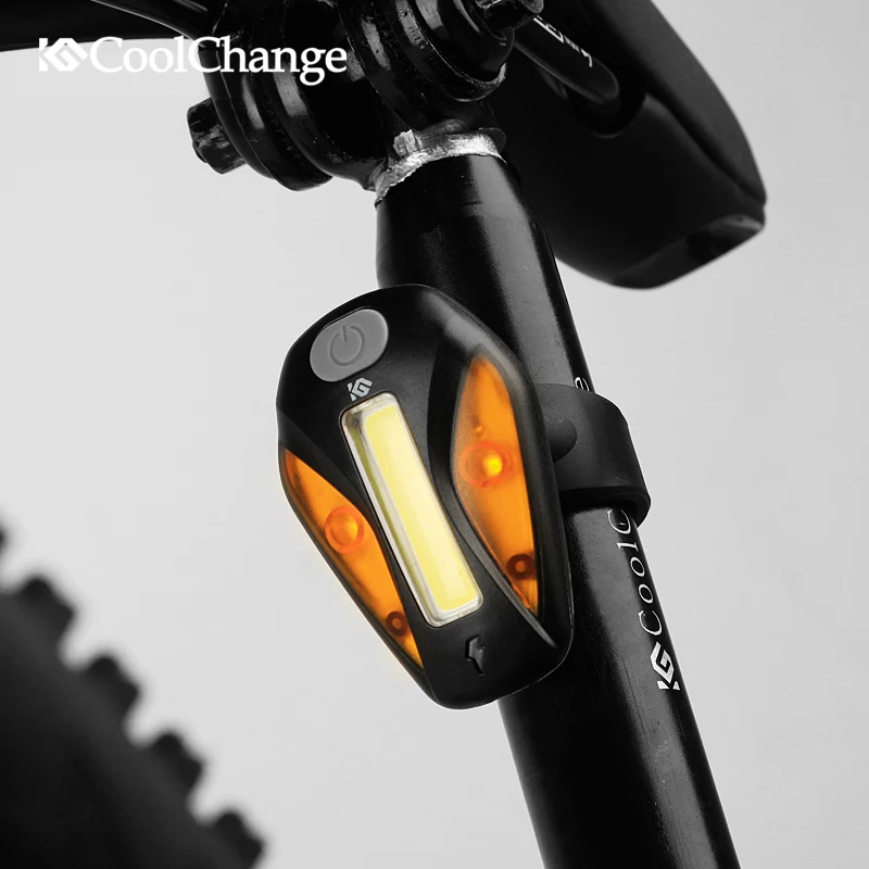 Sale CoolChange Bicycle Tail light Mountain Bike Rear Light Tail Mtb Cycling Back Light Safety Bicycle Taillight Bicycle accessories 1