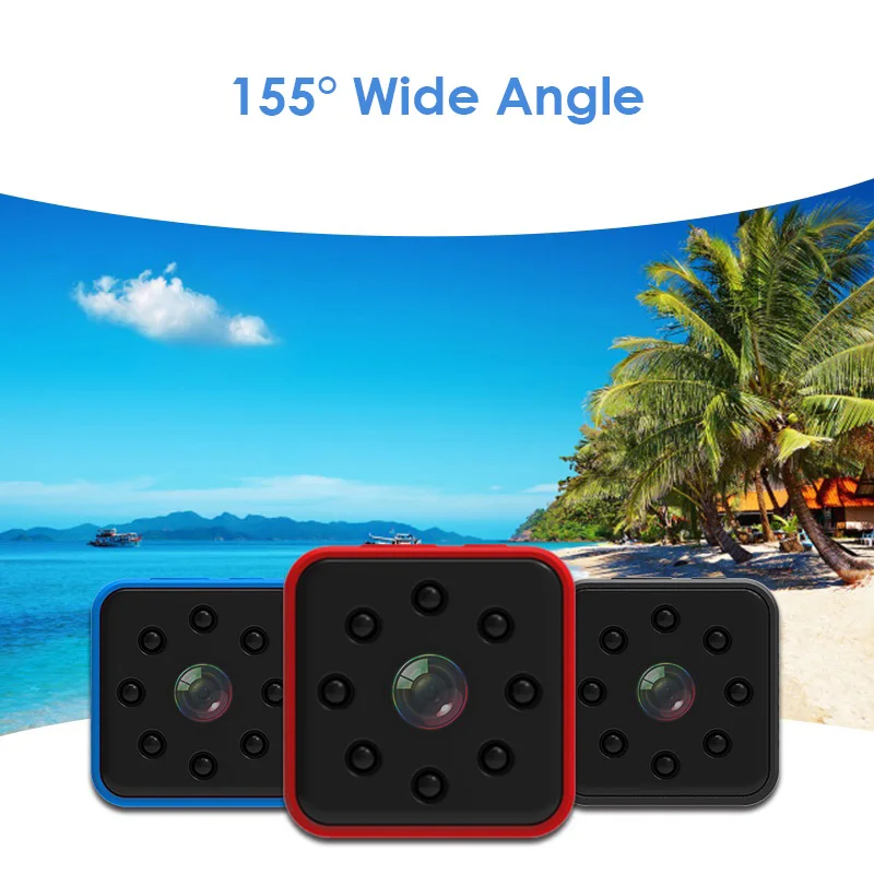 SQ23 HD Camcorder Nachtsicht 1080P Sport DV Kamera 30mm 1,2 '' Micro Kamera 
