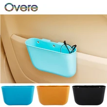 Overe 1 шт. автомобильный подвесной ящик для мусора держатель телефона сумка для хранения для Ford Focus 2 3 Fiesta Mondeo MK4 Ranger Toyota Corolla chr RAV4