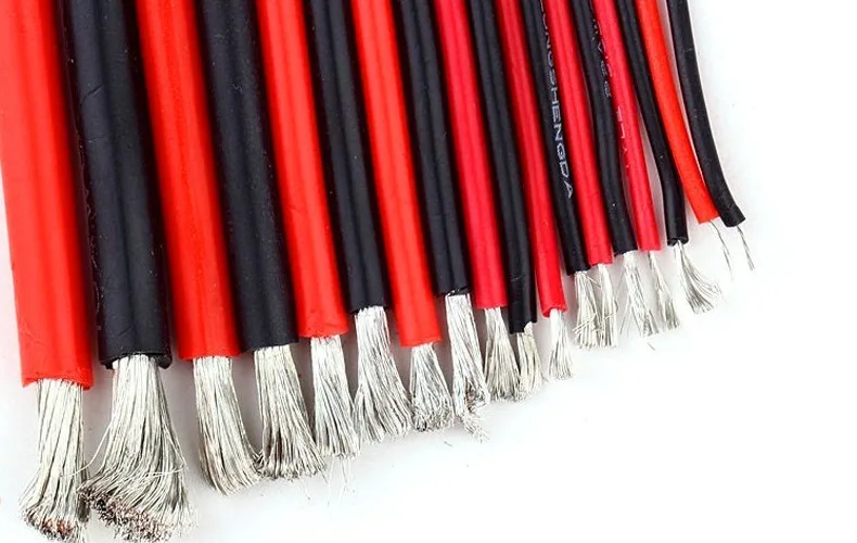 100 м/рулон 14 Калибр(AWG) супер мягкий и гибкий силиконовый резиновый провод кабель черный/красный