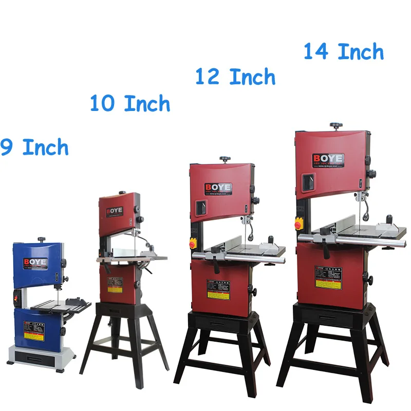 10 дюймов деревообрабатывающая ленточная пила Бытовая проволочная пила твердое деревообрабатывающее оборудование Рабочий стол пилы портативная пилорама MJ10