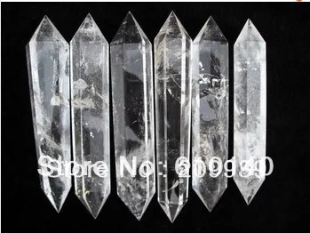 

0032 6pcs NATURAL clear quartz crystal Point healing