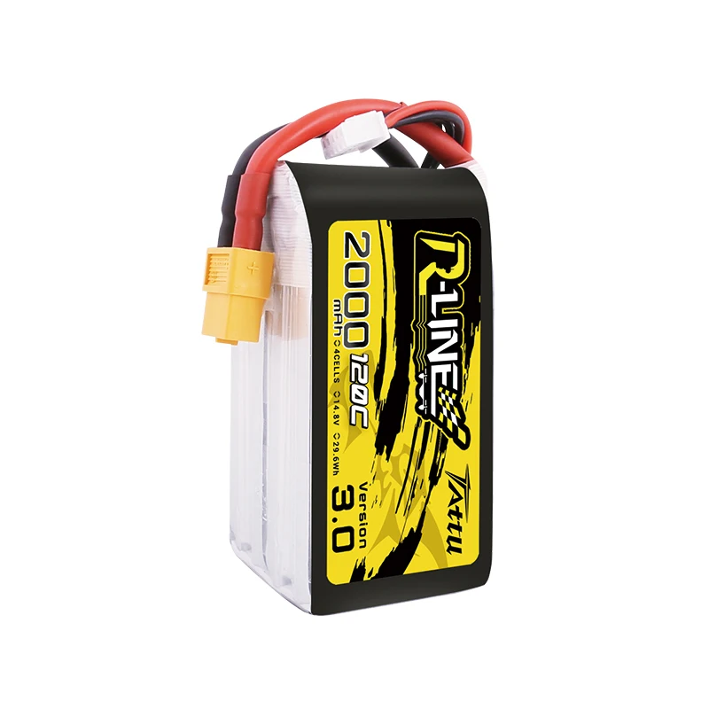 Татту R-line Rline версия 120C V3 3,0 1300/1550/1800/2000 мА/ч, 4S 14,8 V Lipo Батарея XT60 разъем для небольшой гоночный Дрон с видом от первого лица Квадрокоптер с дистанционным управлением