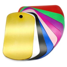 20 шт./лот, алюминиевая Военная идентификационная бирка для домашних животных, на заказ, с гравировкой имени телефона, № бирки, подвеска, персонализированный ошейник для собак, кошек, щенков, аксессуары