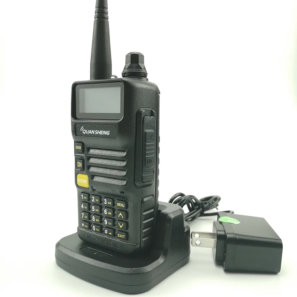 Quansheng UV-R50 портативная рация UHF VHF Двухдиапазонная 5 Вт двухсторонняя рация 2800 мАч длительное время ожидания портативная рация Uv-5r КВ трансивер Uv 5r