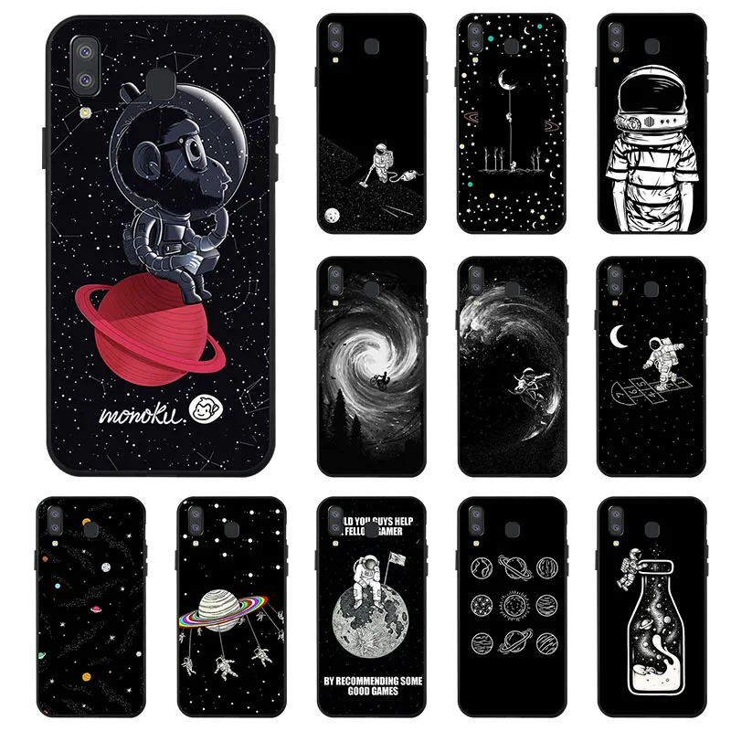 

Deyonta Black Silicon Case For Samsung Galaxy A40 A30 A50 A6S A5 A6 Plus A2 Core Case For Samsung A10 A9 2018 A8 Star Covers