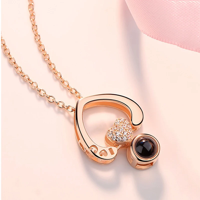 Double-Heart-Shape-Romantic-100-languages-I-love-you-Projection-Pendant-Necklace-Shiny-Zircon-Love-Memory (4)