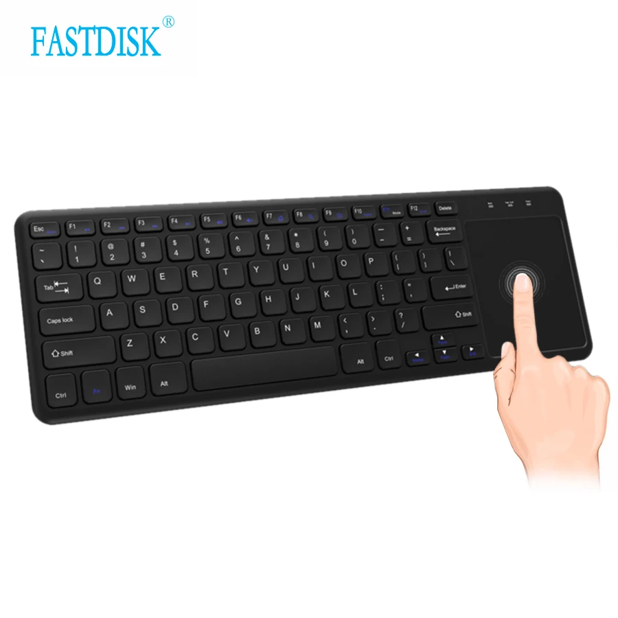 

FASTDISK Wireless 2.4G Multimedia Mini Keyboard Touchpad For PC Computer Smart TV HTPC IPTV Android Box for smart phone