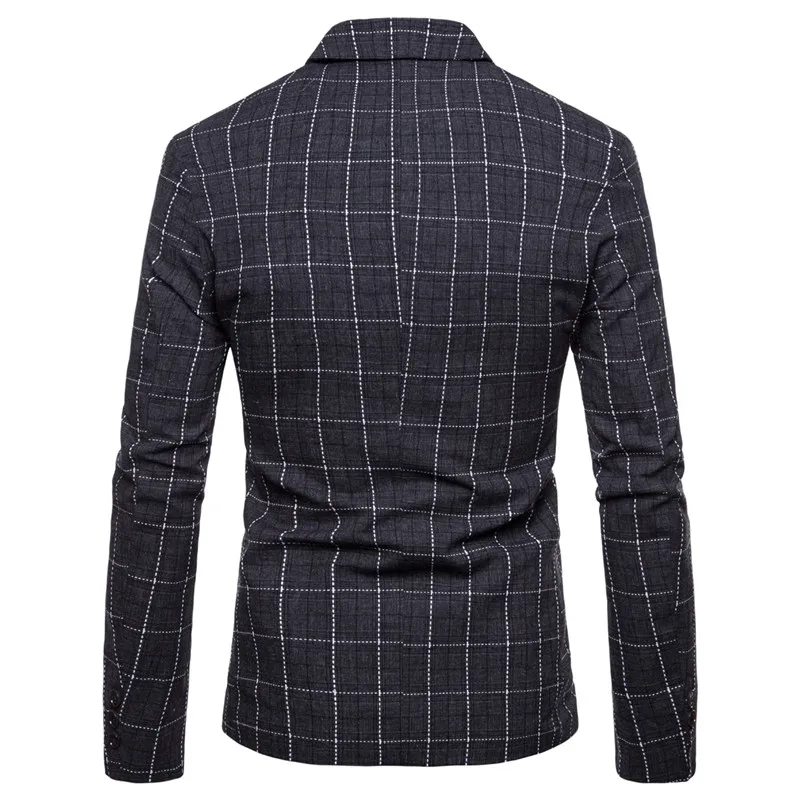 Riinr New Arrival Brand Clothing Autumn Suit Blazer Men Fashion Slim Male Suits Casual Solid Color Masculine Blazer Size M-3XL